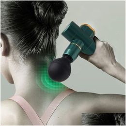 Massage pistolet mini vibration de fascia électrique relaxation musculaire massiole de fitness Douleur de thérapie de thérapie m drop livraison sports outd dhwrp