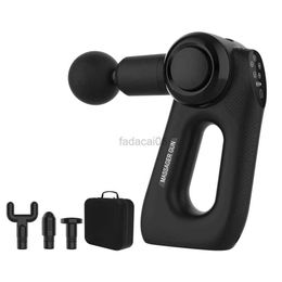 Pistolet de massage Nouveaux produits 2023 Appareil de massage par vibration Percussion des tissus profonds Masseur de relaxation musculaire Thérapie sans fil Pistolet de massage chaud et froid 240321