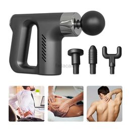 Pistolet de massage Pistolet de massage fascial portable Pistolet de massage musculaire Masseur de tissus profonds Relaxation du corps Soulagement de la douleur Exercice Vibrateur Fitness 240321