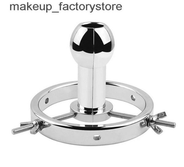 Masaje Enorme Metal Anal Plug Dilatador Fisting Strapon Big Buttplug Juguetes Sexuales para Mujeres Hombres Parejas Espéculo Enema Anal Ajustable Bd3543121