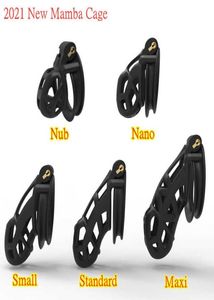 Articles de massage 3D Résine mâle Cage 5 Taille Cock avec Double-Arc Cuff Penis Ring Rindus BDSM Adult Sex Toys for Men Bel9127347