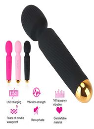 Articles de massage 5 Intensité de vibration Clitoris Vibrateurs Av Vibrator Magic Wand Wiless Dildos 16 Fréquence Toys sexy pour femmes1077844