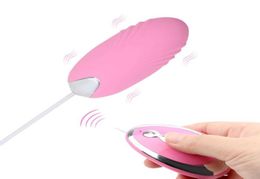 Massage -items Upgrade Instelbare snelheid Vibrerende ei GSpot Massager Bullet Vibrator Faloimitator Clitoris Stimulator Seksspeeltjes voor 1002396