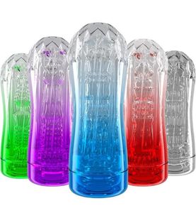 Massage mâle masturbator tasse de chatte douce puste toys transpare pneumatique tasse man039s glans massage entraîneur produits adultes t6493954