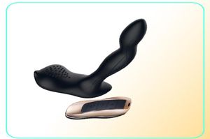 Massage mannelijke vibrator slimme verwarming afstandsbediening 10 snelheden trillen prostaatmassage dildo anxtoys buttplug gspot stimula1344870