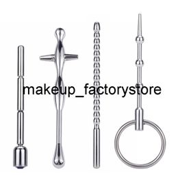 Massage Nieuwe 4 Stijl Penis Plug Mannelijke Urethrale Dilator Horse Eye Stimulatie Klinken Masturbator Metalen Urethrale Katheter Speeltjes voor Mannen