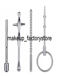 Massage Nieuwe 4 Stijl Penis Plug Urethrale Dilatator Paard Oog Stimulatie Klinkende Masturbator Metalen Urethrakatheter Seksspeeltjes F7856762