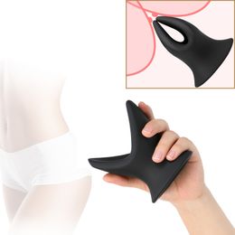 Massaggio Apertura Dilatatore anale cavo Butt Plug e tunnel Silicone Anale Espansione Vagina Speculum Plug Giocattolo erotico per donne Uomini Gay