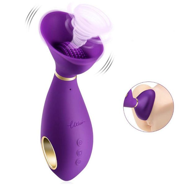 Massage Oral Clitoris langue sexe vibrateur mamelon ventouse masseur vibrateurs sein agrandir Clitoris stimuler jouets sexuels pour adultes pour les femmes