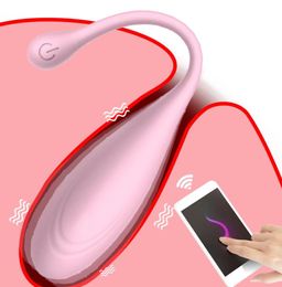 Vibrateurs de culotte de massage App Bluetooth Wireless Remote Control vibrant Egg Dildo Dildo Vibrateur G Spot Clitoris Sex Toy pour 5736537