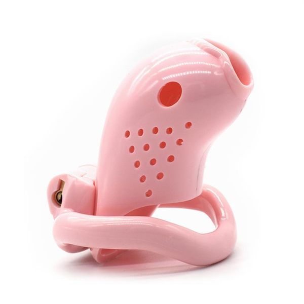 Massage Pénis Cage 100% Résine Petit Poisson Rouge Conception Pénis Manches Mâle Chasteté Dispositif Sex Toys Pour Hommes avec 4 Pénis Anneau Chasteté 279z