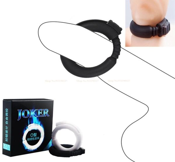 Massage anneaux de pénis anneau de coq Sex Shop Silicone produits de sexe pour adultes WhiteBlack retarder l'éjaculation jouets sexuels pour hommes réglable2816475