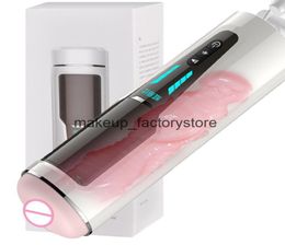 Massage pénis suce un vibrateur fort vibrateur électrique masturbateur mâle vibrateur réel 4d artificiel vagin pussy sex machine sextoys f8044190