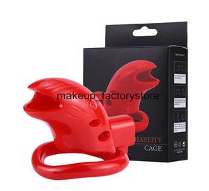 Massage Plastic Mannelijke Pik Kooien Sexy Voor Mannen Ademende Penis Ring Riem Slot Met Kooi Apparaat Strap-on seksspeeltje Voor Mannen3335126