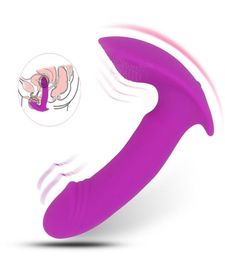 Massage Pocket Invisible Massageuse Vaginale Pantes Dildo Vibrateurs pour les femmes Stimulation du clitoris