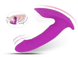 Massage Pocket Invisible Massageuse Vaginale Pantes Dildo Vibrateurs pour les femmes Stimulation du clitoris