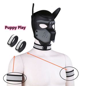 Produits de massage Bdsm Bondage Sangle de Chiot Jouer Brassard Jouets Sexy pour Couples Hommes Gay Esclave Roleplay Accessoires Fétiches Poignets Classeur Adultes Boutique