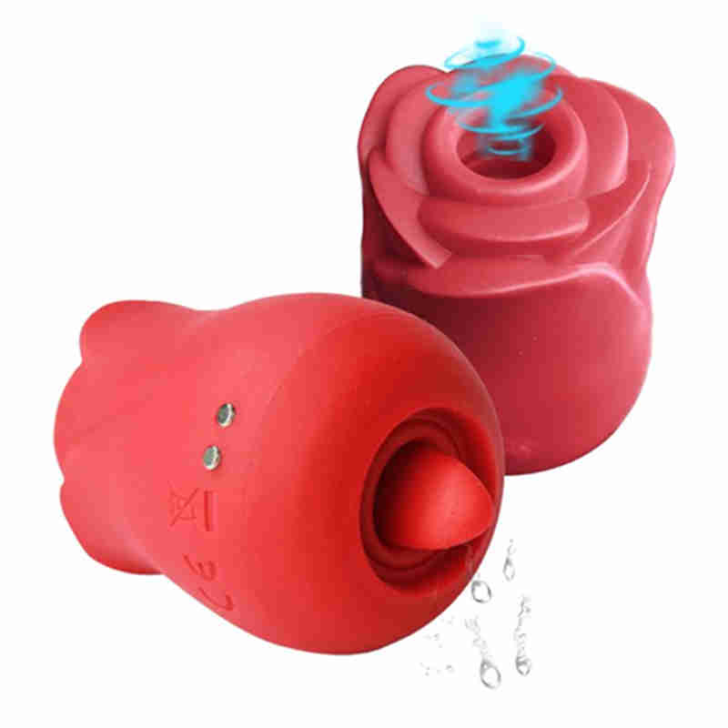 Massaggio Rosa Uovo vibrante Giocattolo per adulti Succhiare Vibratore Lingua Vibratore Masturbazione femminile Leccare Clitoride Stimolatore Capezzolo Massaggiatore donna giocattolo del sesso