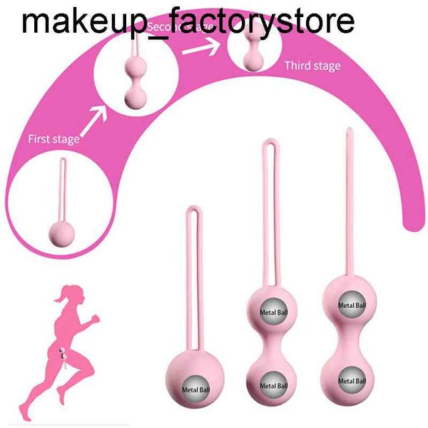 Massage Safe Silicone Smart Kegel Ben Wa Ball Vagin Serrer Machine D'exercice Plug Vaginal Boules De Geisha Sex Toys Pour Femmes Jeux Adultes