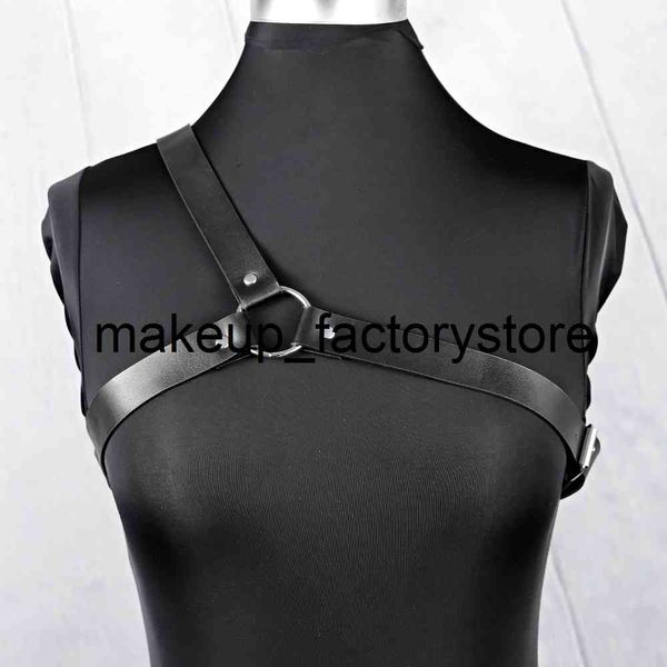 Massage Sex Lady Cuir Harnais Vêtements Ceinture Gothique Fétiche Sous-Vêtements Érotique Corps Bondage Poitrine Réglable Lingerie Harnais Jeux Pour Adultes