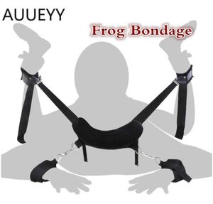 Massage Sex Sex Slave Frog Position BDSM Bondage Contrraintes Flogger Posture Belt menottes pour les jouets sexuels érotiques pour les couples Sex Furnitu8722469