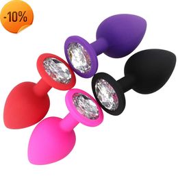 Massage Silicone Anal Plug Femme Butt Plug Érotique Sex Toyse Pour Homme Hommes Gay Anal Jouer Props Formateur Stimulateur Sexy Boutique Produits