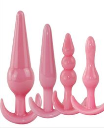 Masaje de silicona Butt Plug Anal Plug Soft Erótico Anal Consolador Juguetes atractivos para mujer Hombres Gay Buttplug consolador para analAdult Sexy Products3200199