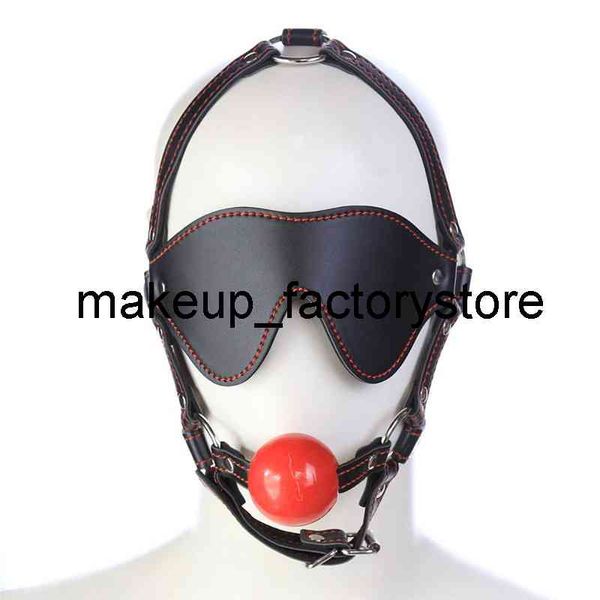 Massage Silicone Gag Ball BDSM Bondage Contraintes Bouche Ouverte Respirant Sexe Harnais Sangle Jouet pour Femmes Accessoires