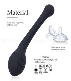 Massage zachte siliconen anale kralen ballen handheld buttplug dubbele kop stimulatie anus seks speelgoed prostaat massage vrouwelijke vagina mastur3052999