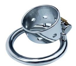 Masage en acier inoxydable en métal anneau à cage ouverte tête 35 mm appareil de bite adulte Cage pour les hommes us
