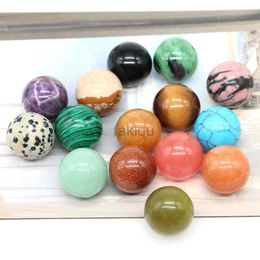 Massage Stones Rocks 18 mm Stones Naturel Gemmes Gemmes Sphère Ball Guérison Crystals Home Decoration Reiki Wicca Chakra Rocks Mineral Massage Globe Globe 240403