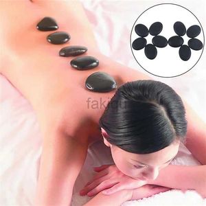 Massage Stones Rocks 2/6/10 stks Hot Sale Black Lava Natural Stone Beauty Stones Massage Spa Rock Basalt Stone 240403