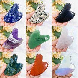 Masaje de piedras rocas 3.1 Crystal gua sha sha shraper masajeador ficial herramienta de masaje de cuarzo natural placa de masaje de piedra estiramiento de la cara delgada placa de raspado 240403