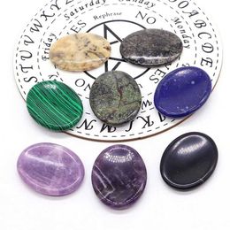 Massage Stones Rocks 35x45mm Mooi vergeet zorgen zorg stenen kristal succes gezondheid rijkdom reiki energie chakra edelsteen duim massage bulk groothandel 240403