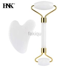 MASSAGE STROENS ROTERS GESCHAPBEHOUD schoonheid Massage Roller Body Rose Gua Sha Love Heart-Field Natural Jade Relaxing Slimming Face Portable 240403