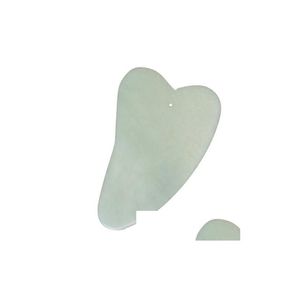 Massage Stones Rocks Gua Sha Facial Treatment Guasha Mas Tool Chinese natuurlijke Jade Stone Scra Tools For Face Eye Slimmer XB1 Drop Dhdhr