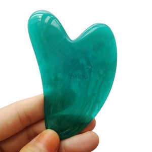 Massage Stones Rocks Heart Resin Gua Sha Massage Board Acupoint Beeswax Guasha Acupunctuur Spa Massager Scrapers Tools For Face Neck Back Body Care 240403