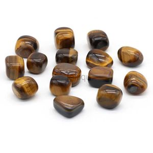 Massage Stones Rocks Irrégules Natural Semi-Précious Tiger Eye Stone Reiki guérison Polied Bem Bedroom Office Decoration DIY BIJOURS ACCESSOIRES 240403