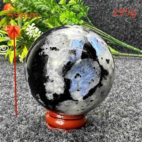 Massage Stones Rocks Natural Black Tourmaline Crystal Polied Globe Massage Ball Hand Reiki Energy Stone guérison Crystal Crystal Decor Souveni 240403