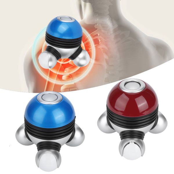 Pierres de massage Roches Masseur de corps portable Mini à faible bruit Tenu dans la main Vibrant sans fil pour les outils de soulagement de la douleur des jambes du cou de la tête 230908