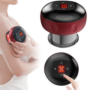 Massage Stones Rocks Smart Dynamic Cupping Therapy Set Appareil électrique avec appareil de grattage de points d'acupuncture à 12 modes 230419