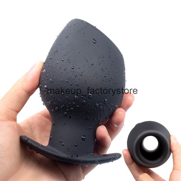 Massage Super Énorme Plug Anal Creux Silicone Dilatateur Vaginal Anus Spéculum Grand Butt Plug Massage De La Prostate Pour Hommes Sex Toys Pour Adultes