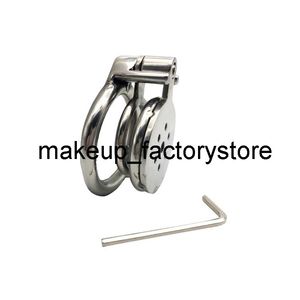 Massage Super Small Stainless Steel Male Chastity Device,Cock Cage With Anti-off Ring Catheter,Penis Rings,BDSM Adult Sex Toys For Man