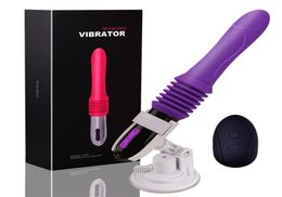 Masser de haut en bas Machine Sex Machine Dildo Vibrator puissant Pinis Automatic Pinis avec des jouets sexuels à la ventouse pour WO1463179