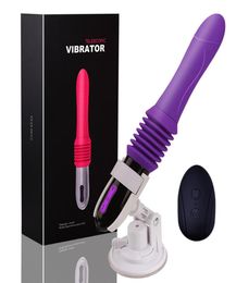 Masser de haut en bas Machine Sex Machine Dildo Vibrator puissant Pinis Automatic Pinis avec des jouets sexuels à la ventouse pour WO4796920