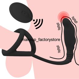 Massage sans fil télécommande vibrant Plug Anal masseur de Prostate Stimulation urétrale jouets sexuels pour hommes boutique Sexy