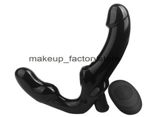 Massage sans fil éloigné lesbien gspot vibratrice gode adultes adultes sans bracelet slecto-gode sexe toys for couples vibrat à double tête 4728028