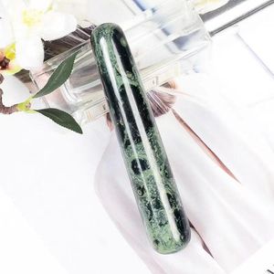 Massage Yoni Wand Natural Kambaba Jasper Stone Gua Sha Shaa Schraper Eye Body Face Care Beauty Healing Health Mineral Acupoint Pen