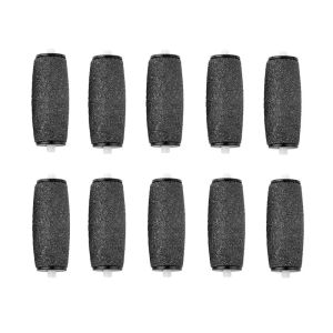 Masseur 10pcs / lot Black Foot Care Tool Roller Heads Pedicure Herramientas Hard Roller Heads for Scholls N006