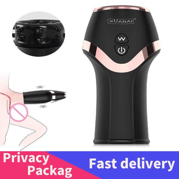 Masseur 12 fréquences, masturbateur automatique, vibrateur pour adulte, gland, entraînement du pénis, Charge USB, dispositif de Masturbation érotique pour hommes